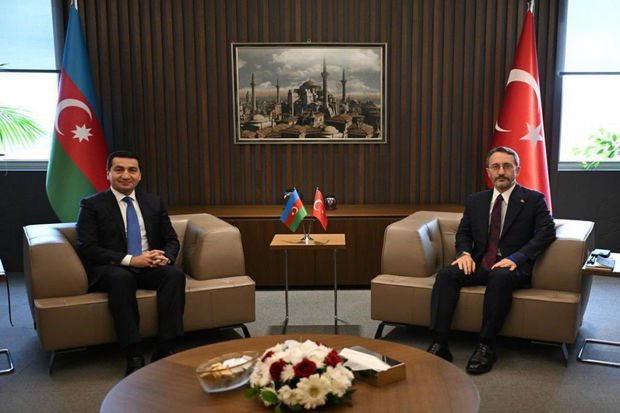 Hikmət Hacıyev Türkiyədə Fəxrəddin Altunla görüşüb - FOTO