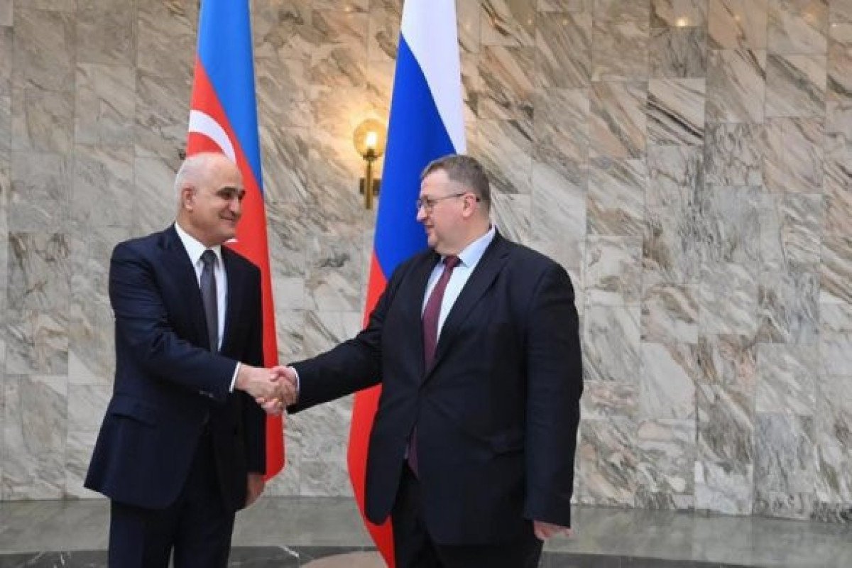 Şahin Mustafayev rusiyalı həmkarı ilə iqtisadiyyatdan danışdı