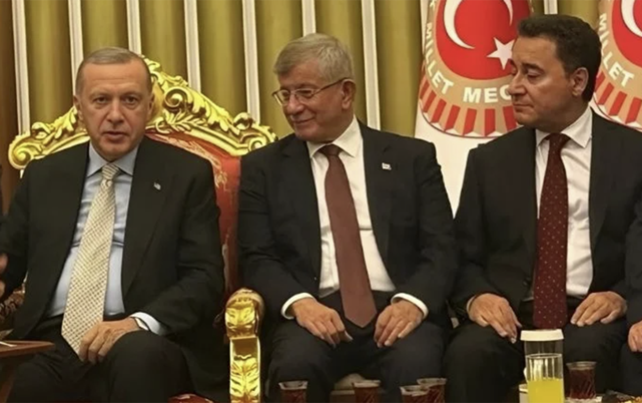 Ərdoğan uzun illər sonra Davudoğlu və Babacanla bir arada - Fotolar