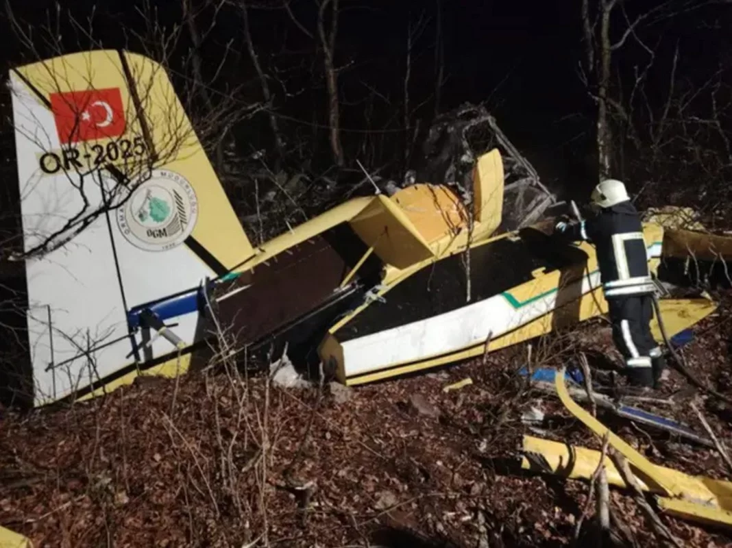 Türkiyəyə məxsus daha bir təyyarə qəzaya uğrayıb, pilot həlak olub