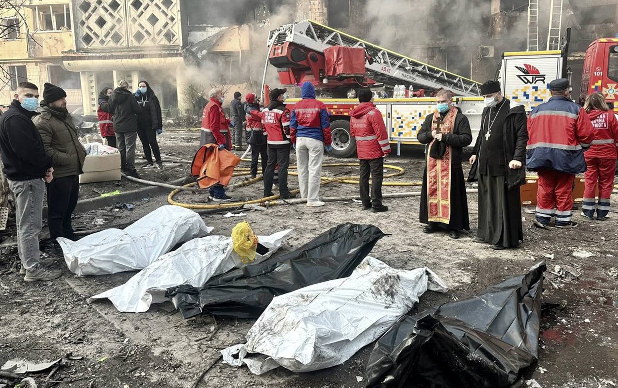 Ternopol da atəşə tutuldu - 19 ölü, 66 yaralı