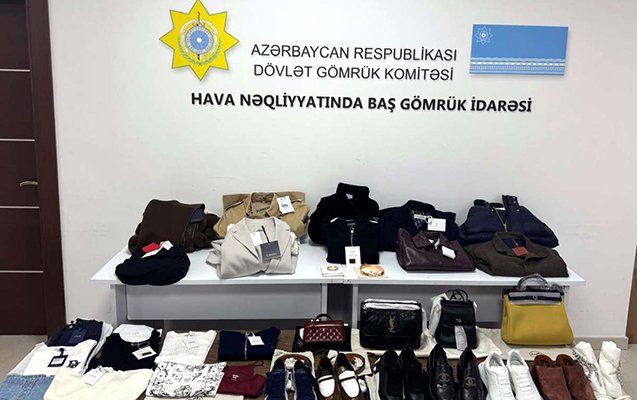 276 minlik brend malları ölkəyə qanunsuz keçirmək istədi - Fotolar
