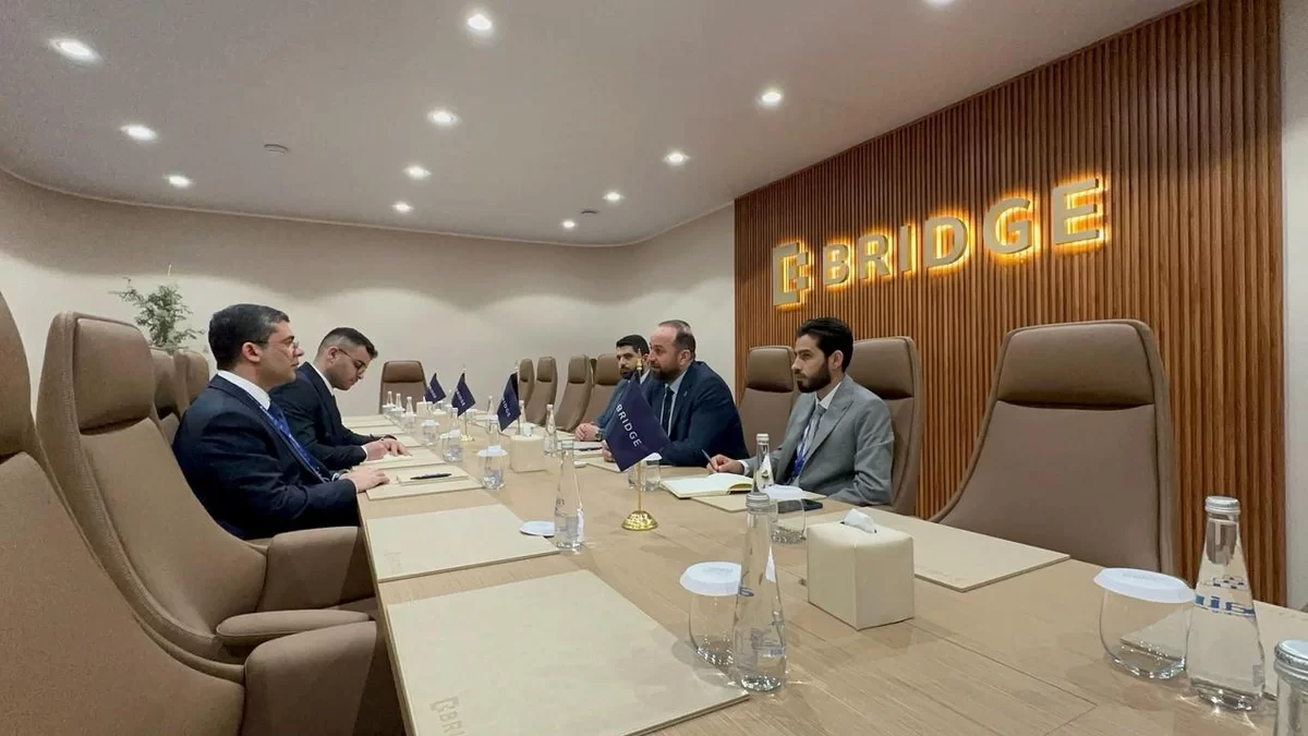 Əhməd İsmayılov Suriyanın informasiya naziri ilə görüşdü – Foto